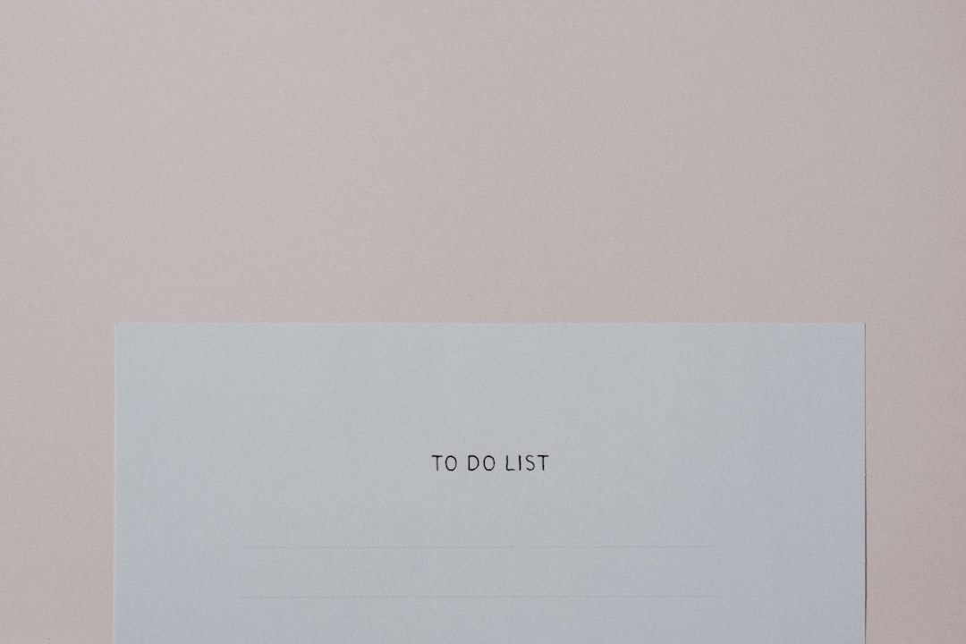 Photo To-Do List