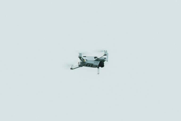 Close up of Flying Drone