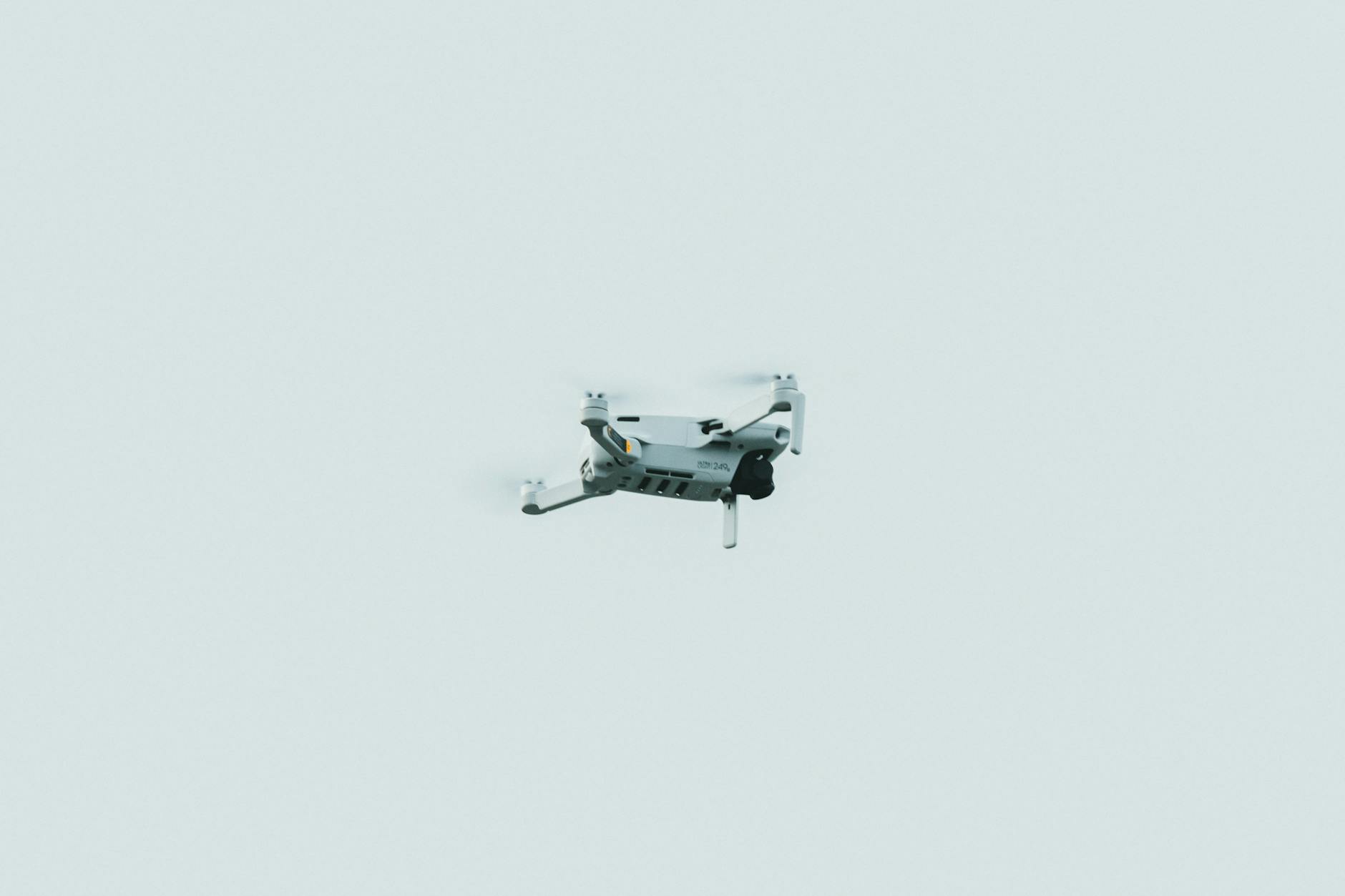 Close up of Flying Drone