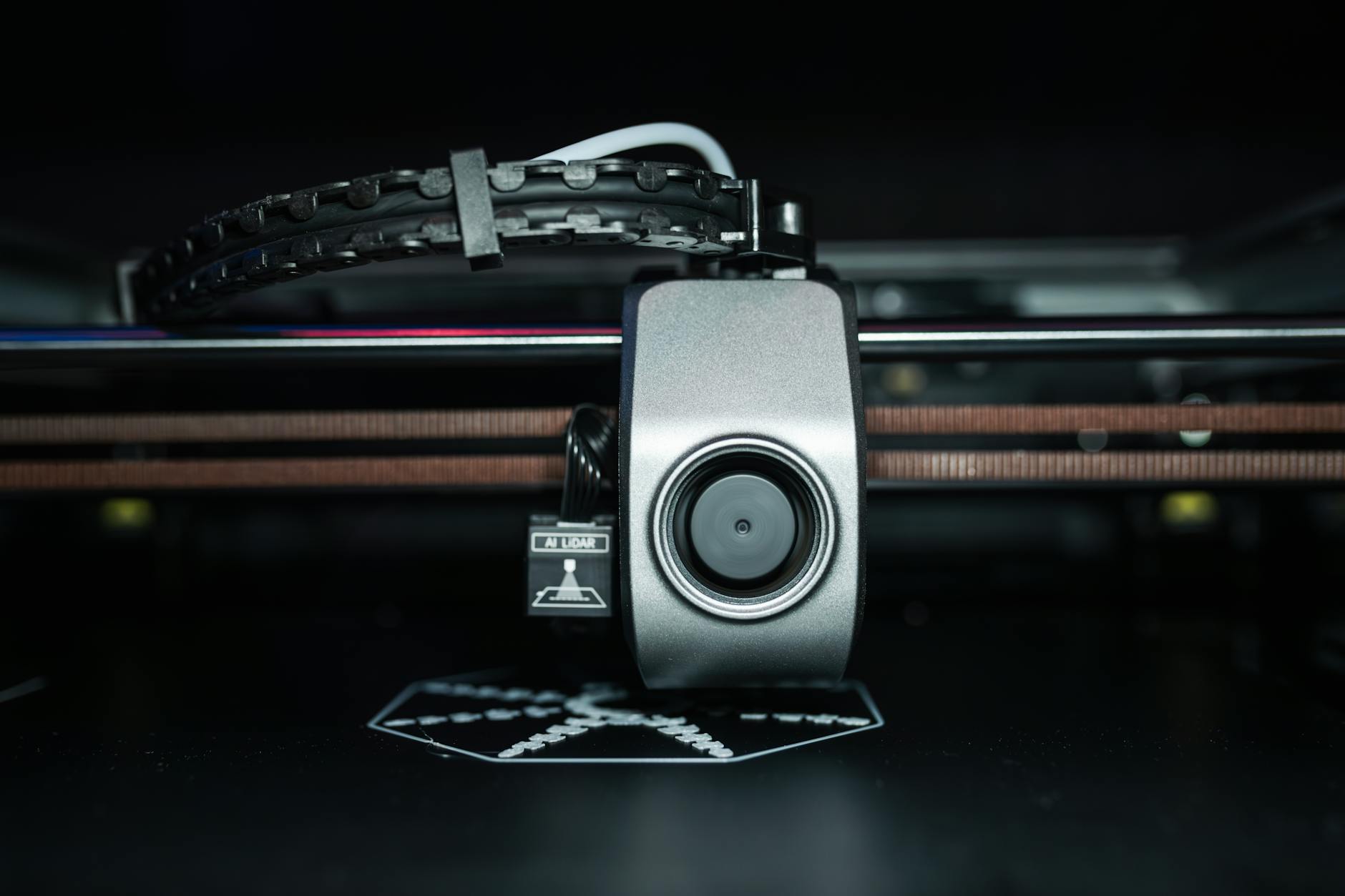 Close-up of 3D Printer