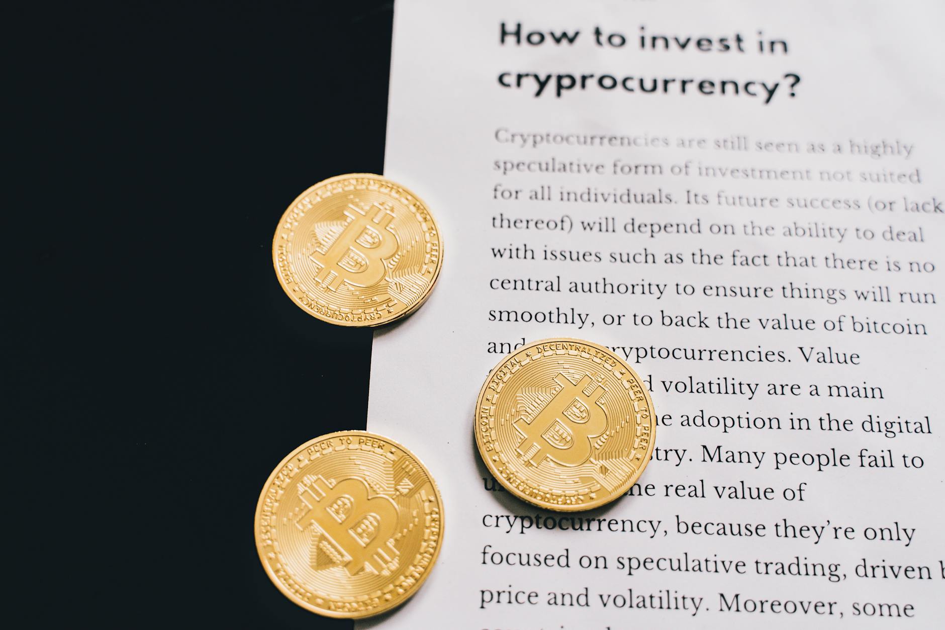 Bitcoins on Top of a Paper